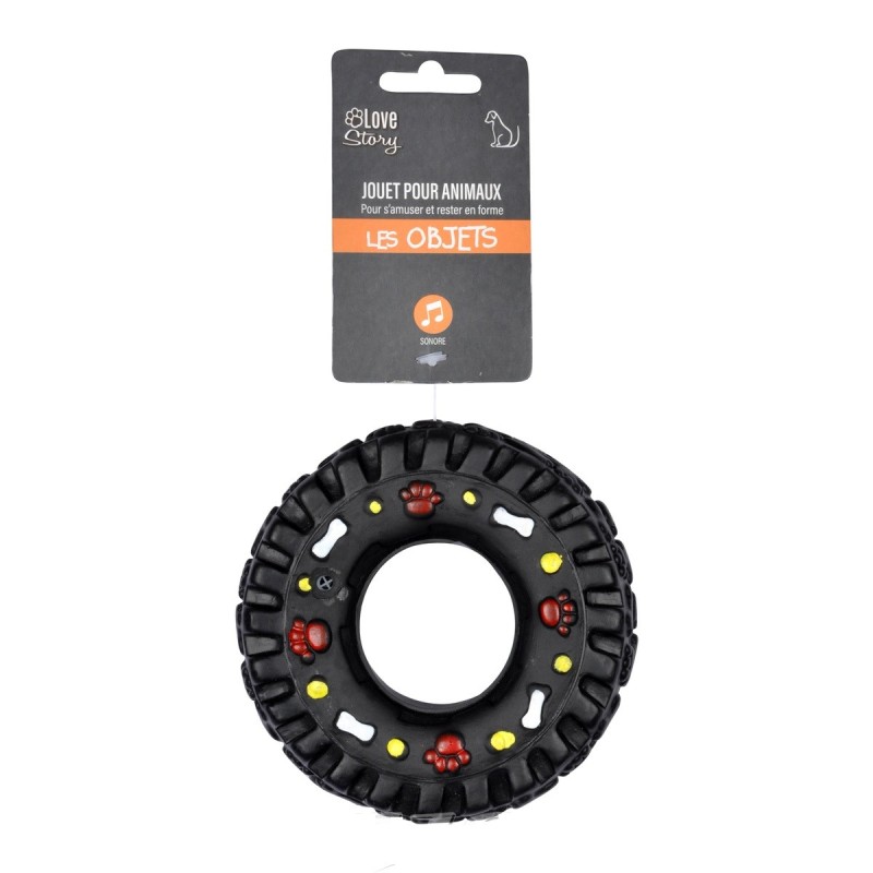 Jeu en plastique pour Chien Anneau Pneu