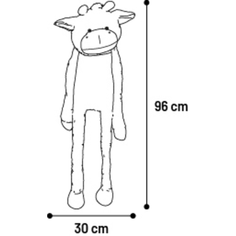 Jeu Geant sonore pour chien Garry Girafe en peluche