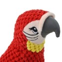 Jeu peluche Mateo le perroquet corde pour chien