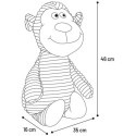 Jeu Peluche pour animaux sonore Singe
