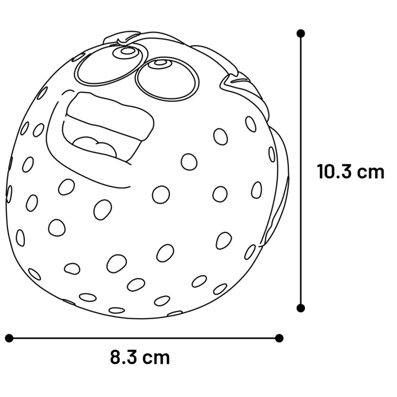 Jeu pour chien Fruco La fraise sonore