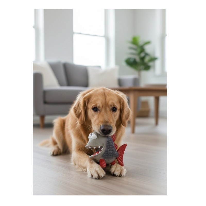 Jeu pour chien Poisson Anais gris