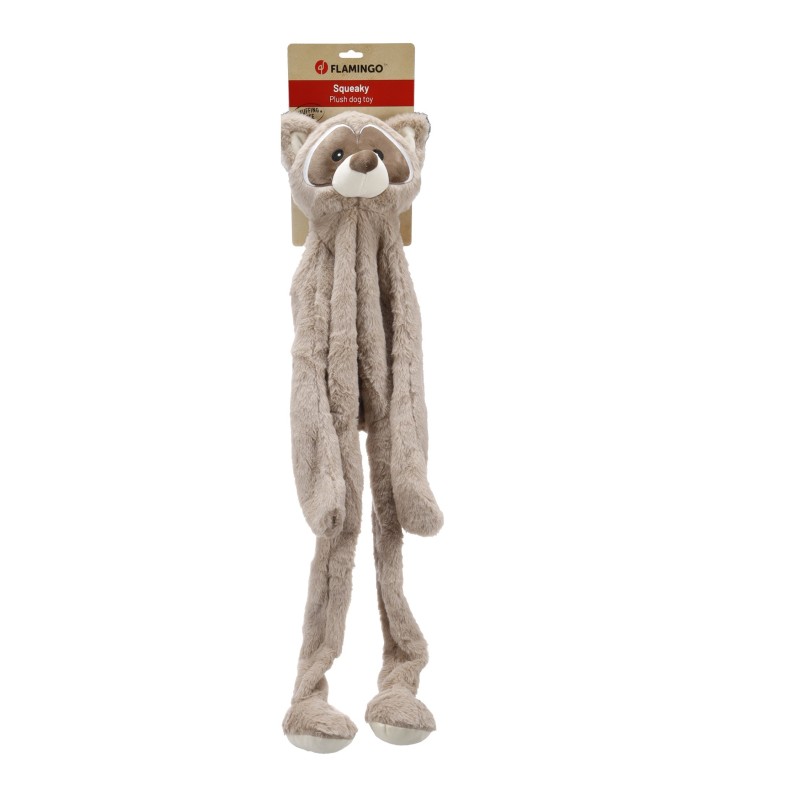 Peluche Géante sonore pour chien Raton laveur