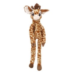 Peluche Girafe grand yeux pour chien