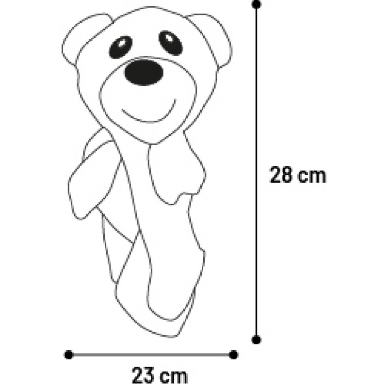 Peluche ours pour chien