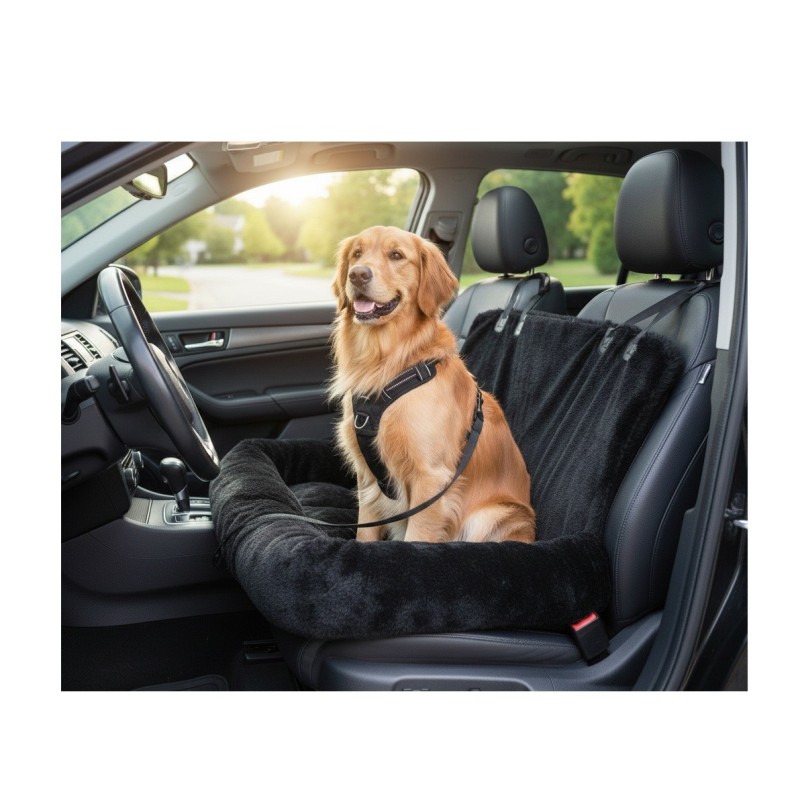 Siege auto banquette doudou pour chien
