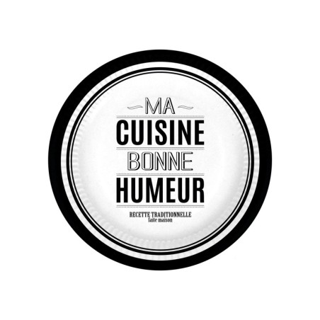 Set de 10 assiettes en carton à dessert Ma cuisine