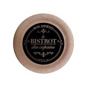 Set de 10 assiettes en kraft 18 cm Bistrot parisien