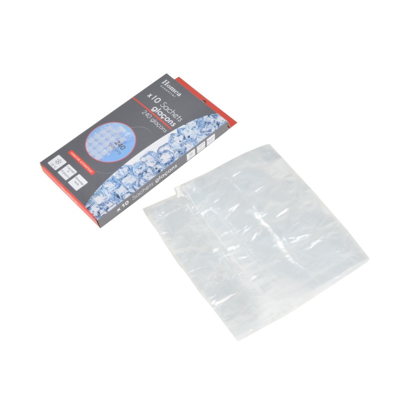 Set de 10 sachets de 24 glaçons
