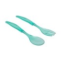 Lot de 2 couverts a salade 6 x 29 cm Grand Chef menthe