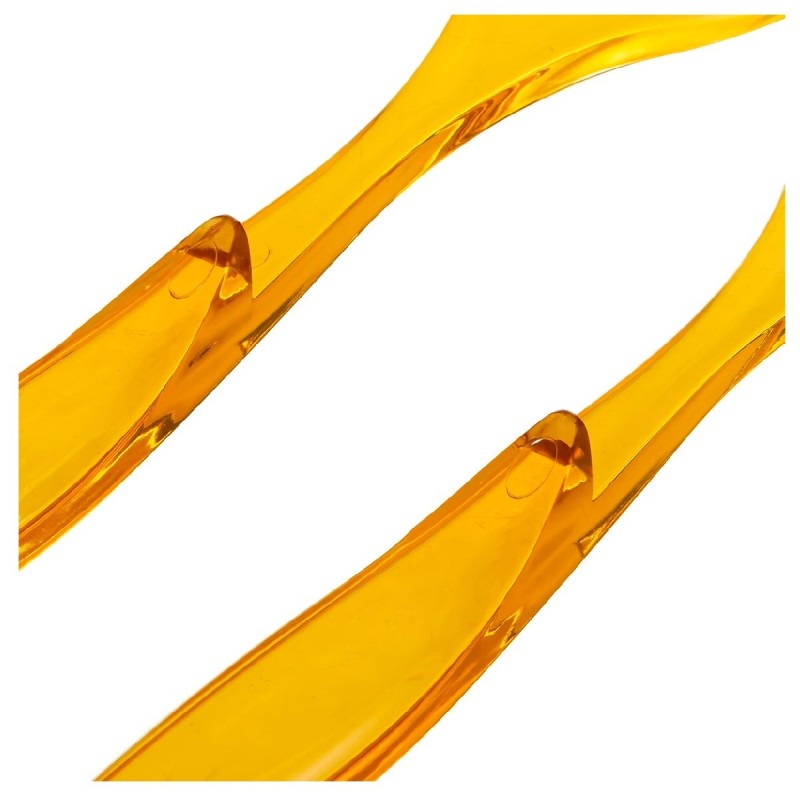 Lot de 2 couverts a salade 6 x 29 cm Grand Chef moutarde