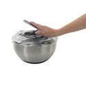 Essoreuse a salade avec bocal gradué en inox