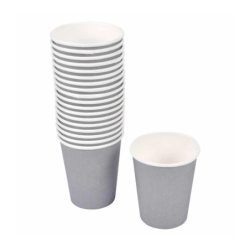 Set de 20 gobelets en carton Gris