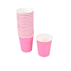 Set de 20 gobelets en carton Rose
