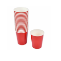 Set de 20 gobelets en carton Rouge