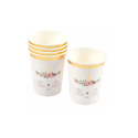 Set de 6 gobelets en carton Chat licorne