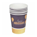 Set de 6 gobelets en papier Anniversaire ballons