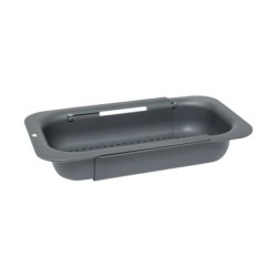 Passoire extensible pour évier Gris ou vert L 34 4 à 47 8 cm