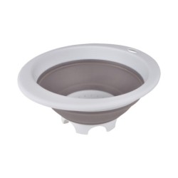 Passoire retractable en plastique 30 x 37 cm Taupe