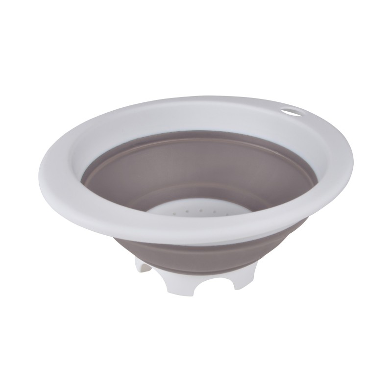 Passoire retractable en plastique 30 x 37 cm Taupe