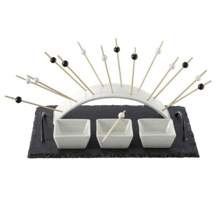 Plateau service aperitifs 5 pieces