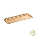 Set de 2 plateaux a cake rectangulaire or