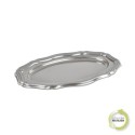 Set de 2 plateaux ovale argent Louis XV 40 cm