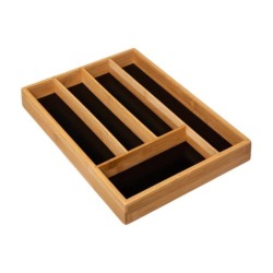 Range couverts bicolore 5 compartiments