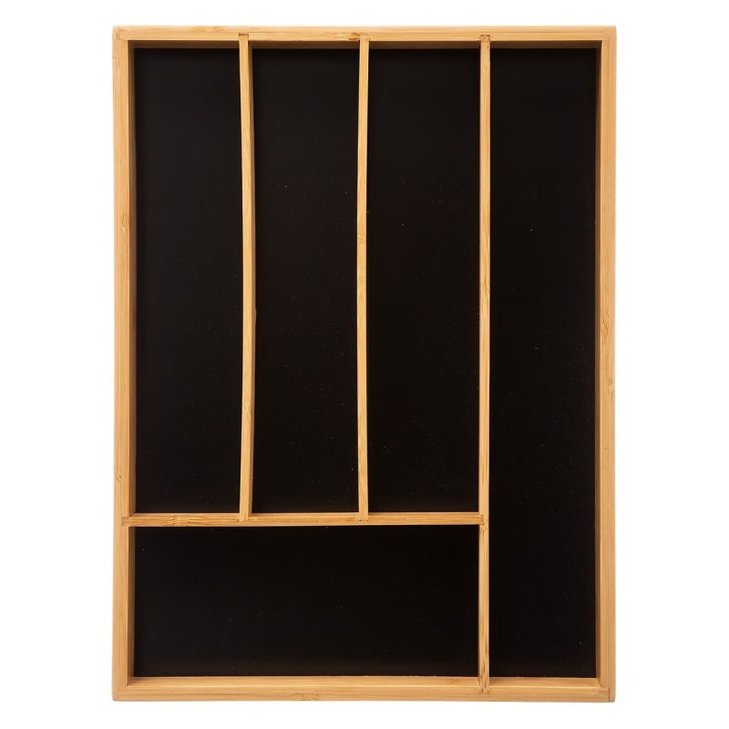 Range couverts bicolore 5 compartiments