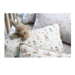 Coussin enfant – Les animaux et ses copains au cirque – 30 x 45 cm