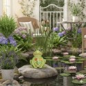Grenouille de decoration de jardin
