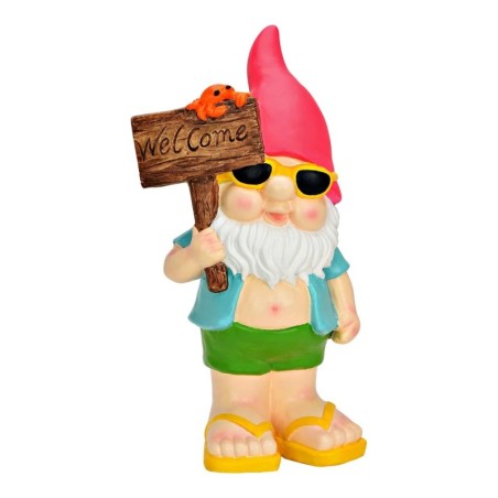 Nain de jardin de décoration Welcome