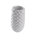 Vase ananas blanc 24 cm