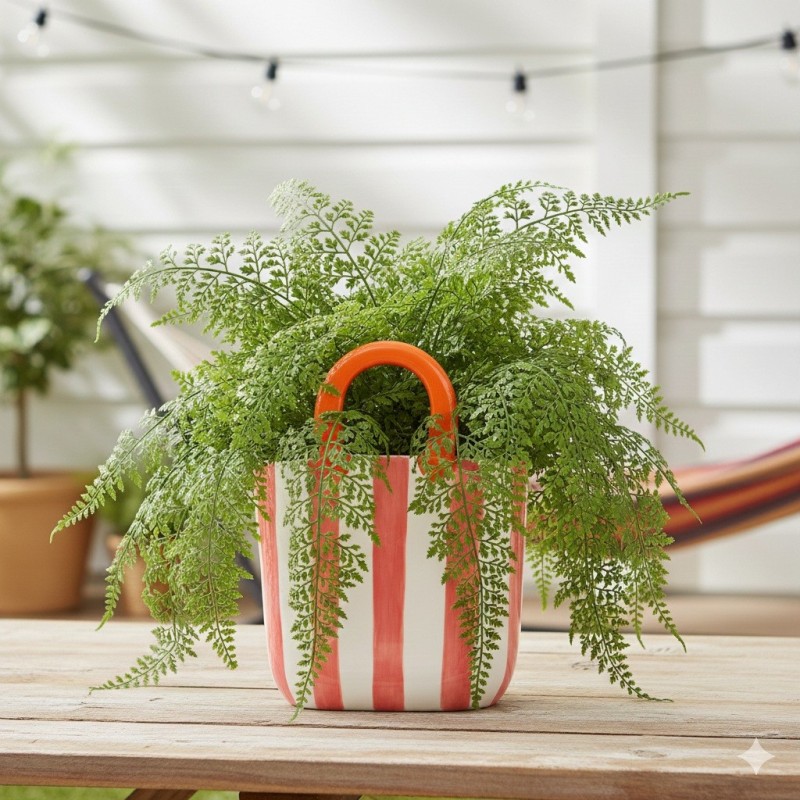 Vase design sac à main en ceramique