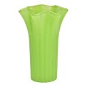 Vase en verre corolle bord ondulé