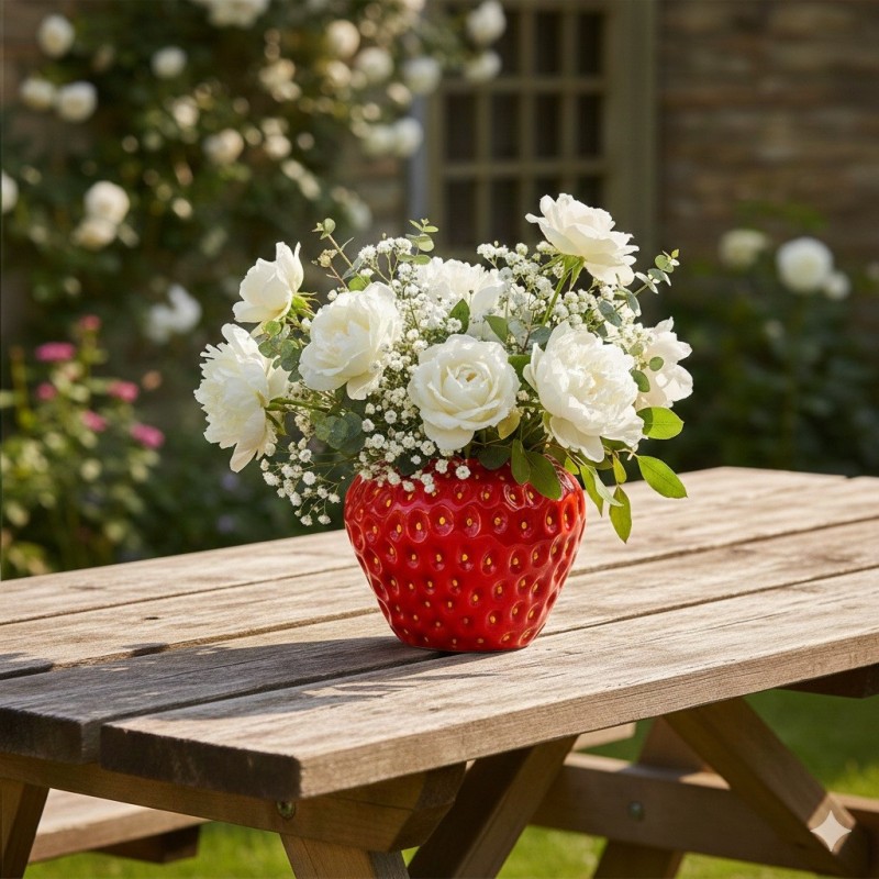 Vase Fraise en céramique