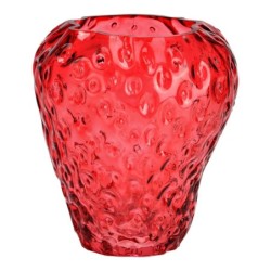 Vase Fraise en verre