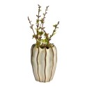 Vase ondulée Design beige