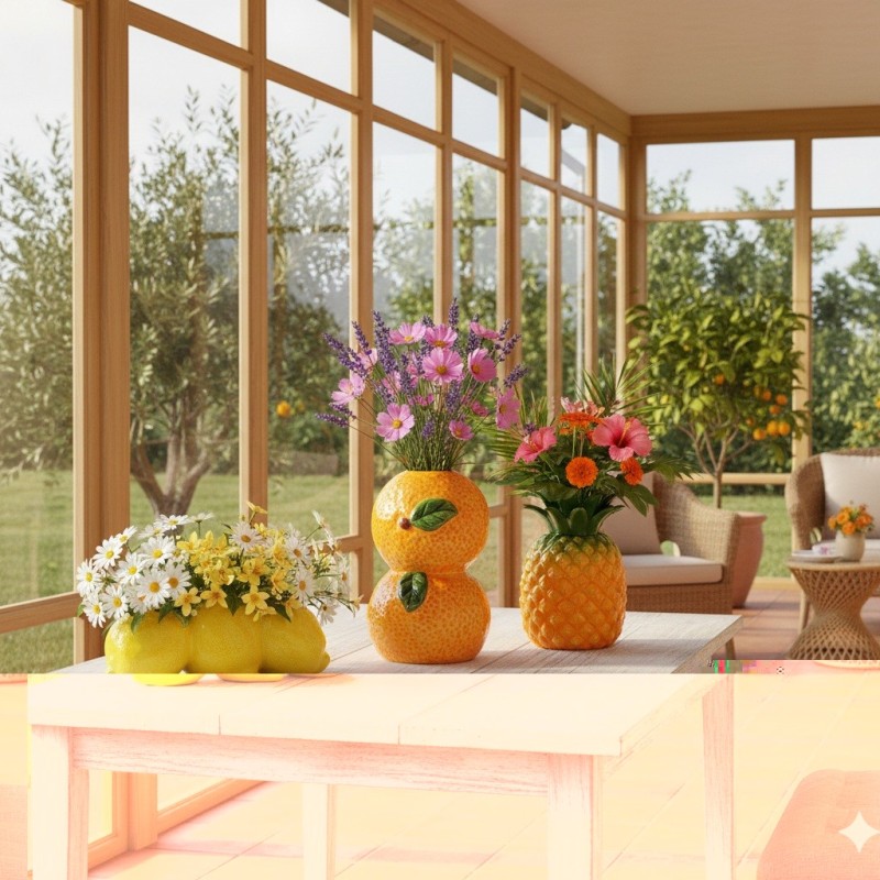 Petit Vase fruit orangers