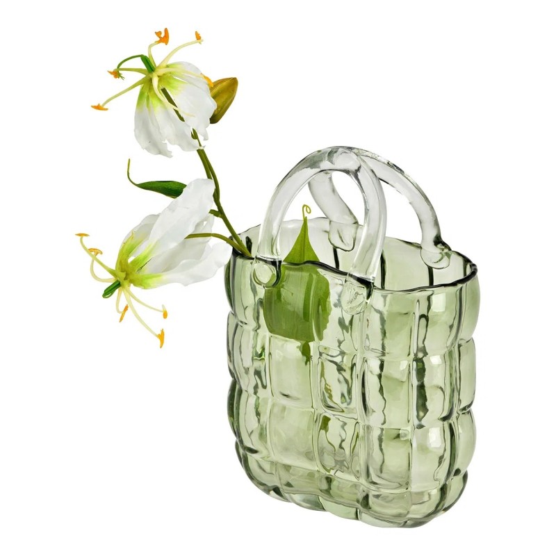 Vase sac en verre