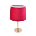 Lampe velours boudoir fuschia