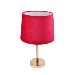 Lampe velours boudoir fuschia
