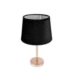 Lampe velours boudoir noir