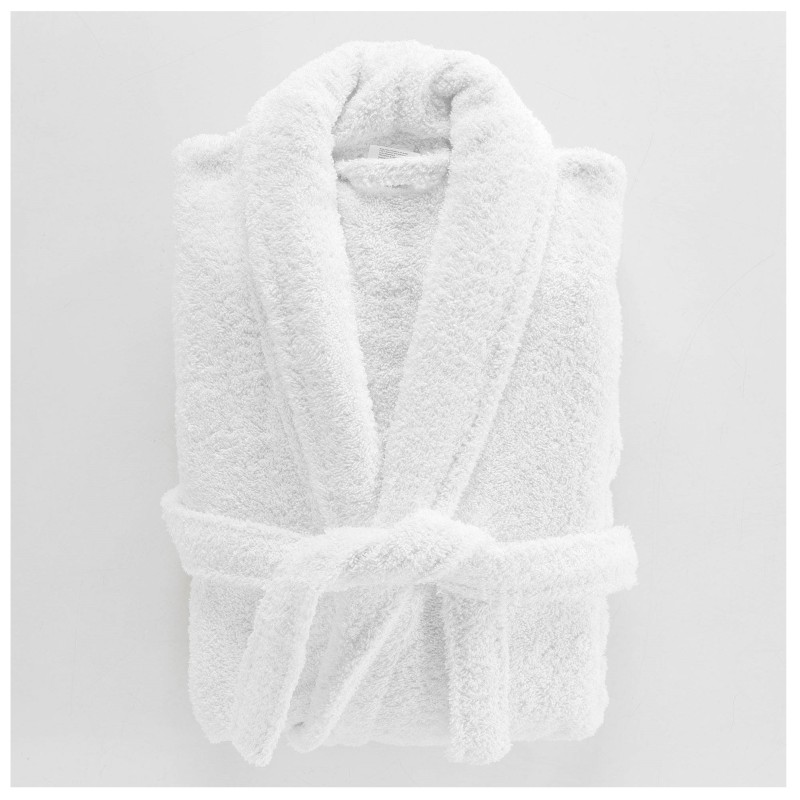 Peignoir Col Chale Tendresse blanc