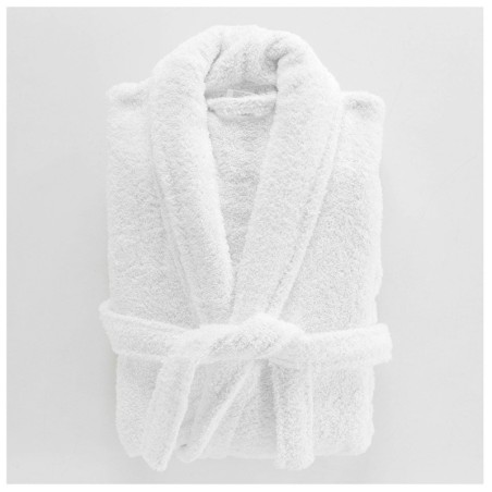 Peignoir Col Chale Tendresse blanc