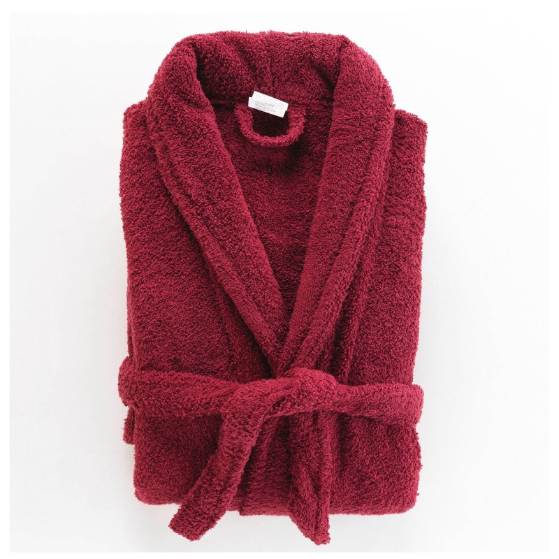 Peignoir Col Chale Tendresse rubis