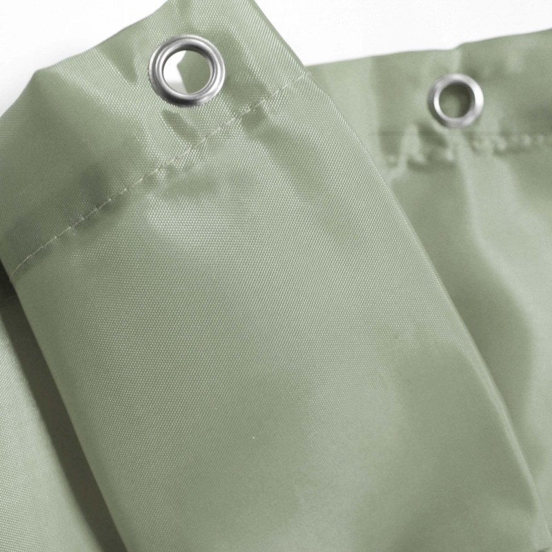 Rideau de douche 180 x 200 cm Essencias sauge