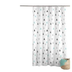 Rideau de douche avec cochets Maddy