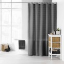 Rideau de douche avec crochets 180 x 200 cm Yalline anthracite