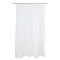 Rideau de douche avec crochets Quartz Blanc